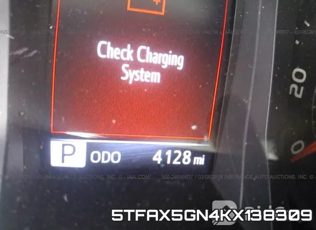 5TFAX5GN4KX138309 фото 8