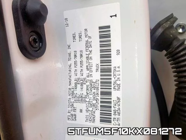 5TFUM5F10KX081272 фото 2