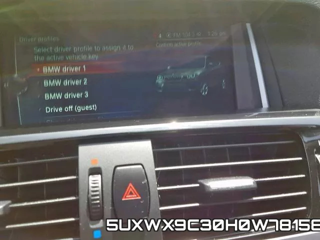 5UXWX9C30H0W78158 фото 10