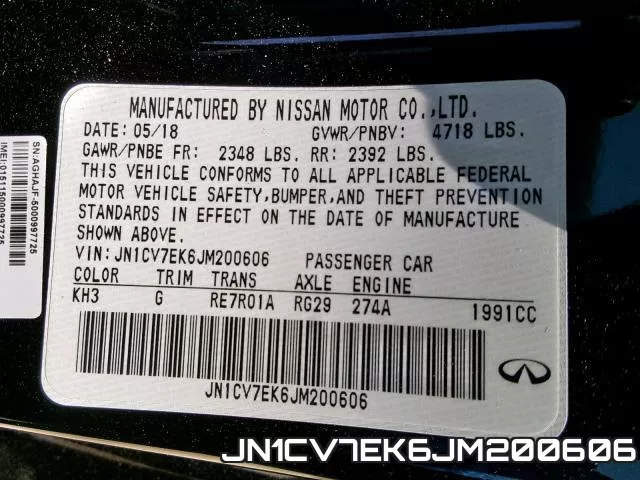 JN1CV7EK6JM200606 фото 2