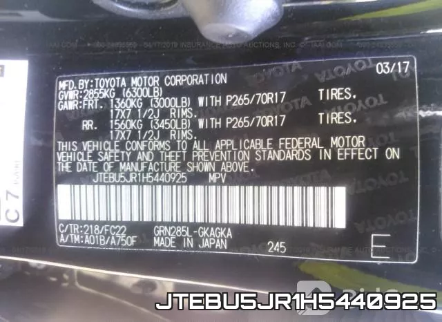 JTEBU5JR1H5440925 фото 10