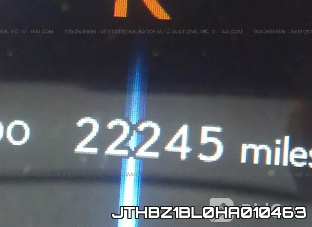 JTHBZ1BL0HA010463 фото 8
