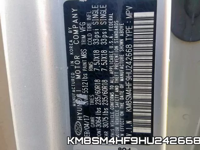 KM8SM4HF9HU242668 фото 2