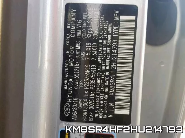 KM8SR4HF2HU214793 фото 2