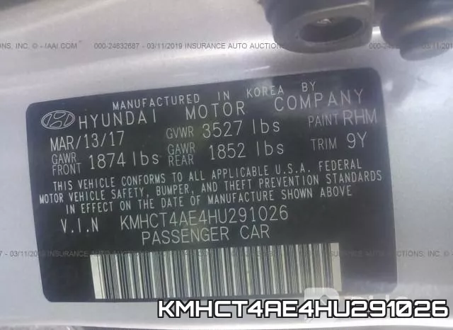KMHCT4AE4HU291026 фото 10