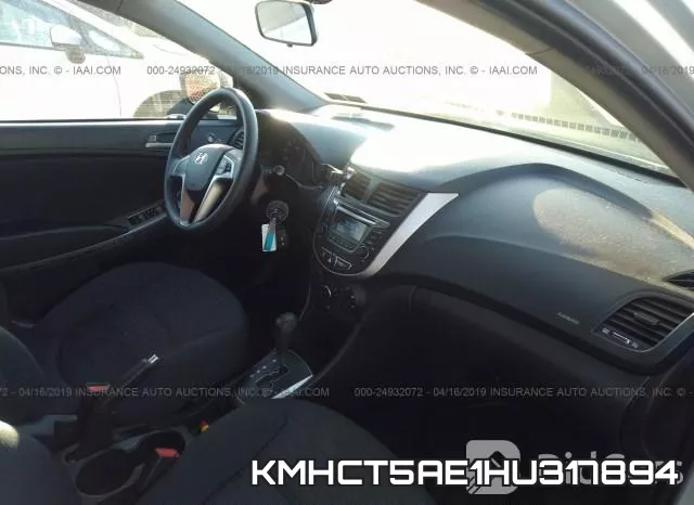 KMHCT5AE1HU317894 фото 6