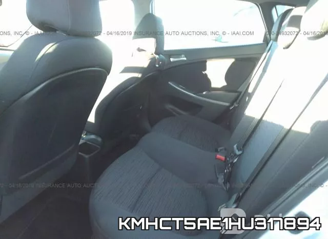 KMHCT5AE1HU317894 фото 9