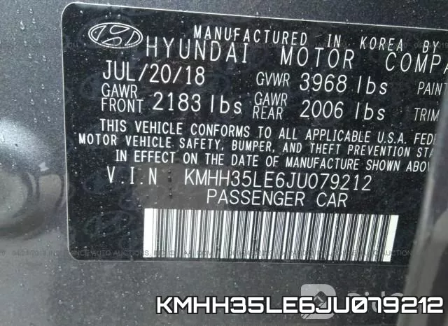 KMHH35LE6JU079212 фото 10