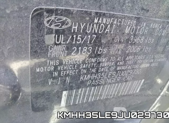 KMHH35LE9JU029730 фото 10