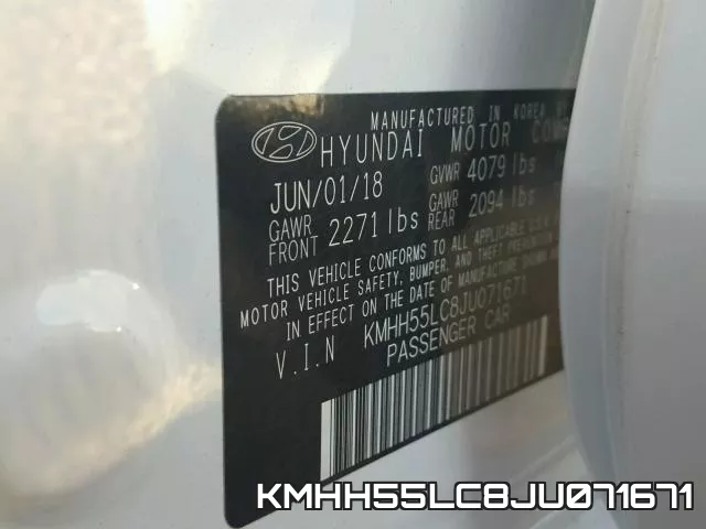 KMHH55LC8JU071671 фото 2