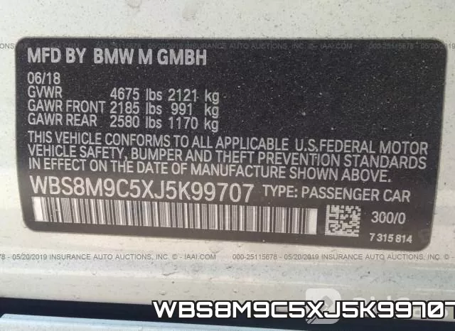 WBS8M9C5XJ5K99707 фото 10