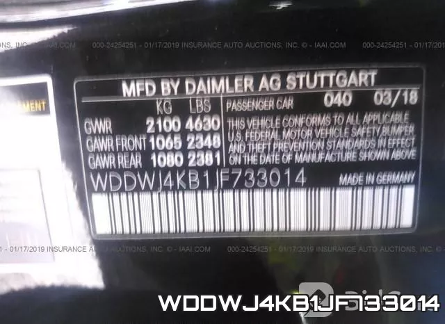 WDDWJ4KB1JF733014 фото 10