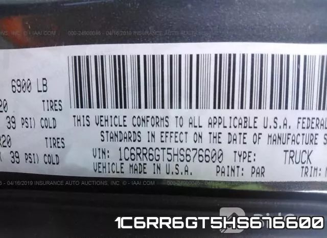 1C6RR6GT5HS676600 фото 9
