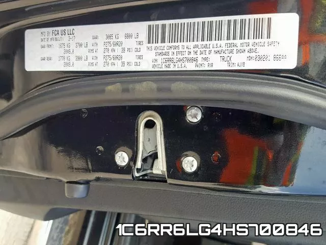 1C6RR6LG4HS700846 фото 2