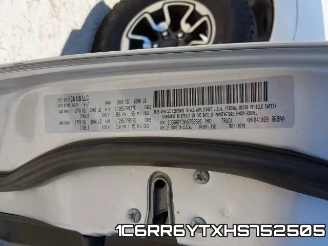 1C6RR6YTXHS752505 фото 2