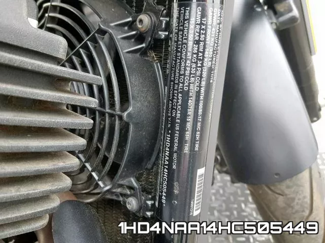 1HD4NAA14HC505449 фото 2