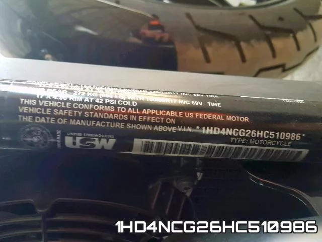 1HD4NCG26HC510986 фото 2