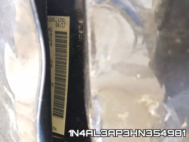 1N4AL3AP3HN354981 фото 2