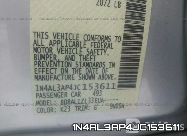 1N4AL3AP4JC153611 фото 10