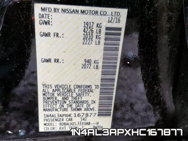 1N4AL3APXHC167877 фото 2
