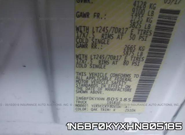 1N6BF0KYXHN805185 фото 10