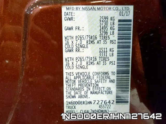 1N6DD0ER1HN727642 фото 2