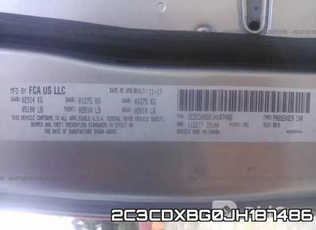 2C3CDXBG0JH187486 фото 9