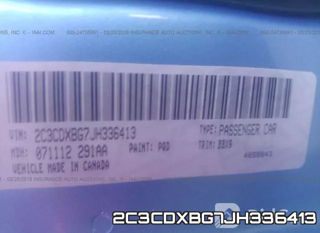 2C3CDXBG7JH336413 фото 10