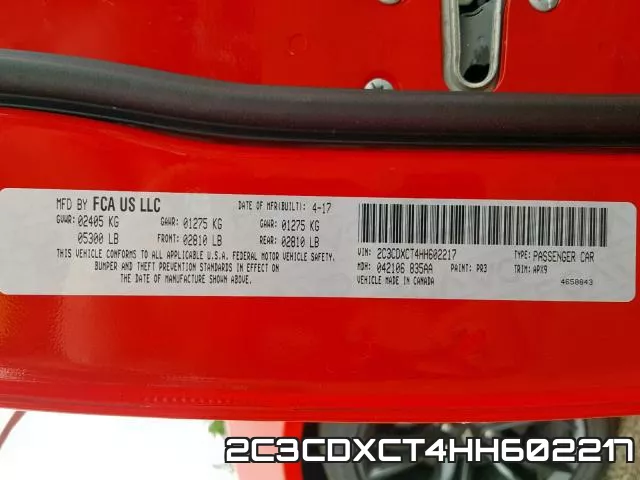 2C3CDXCT4HH602217 фото 2