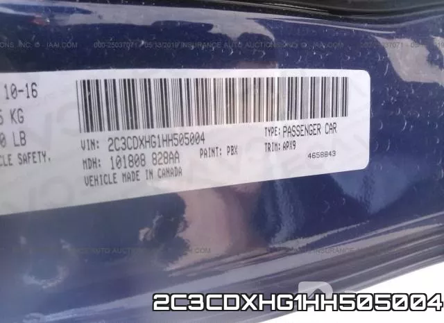 2C3CDXHG1HH505004 фото 10