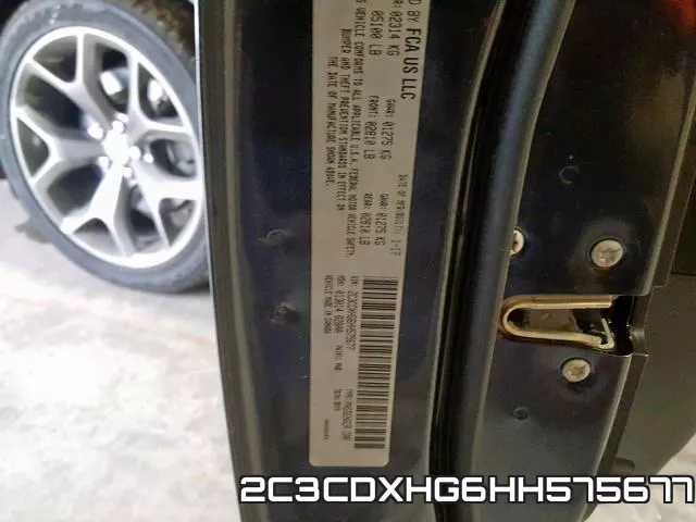 2C3CDXHG6HH575677 фото 2
