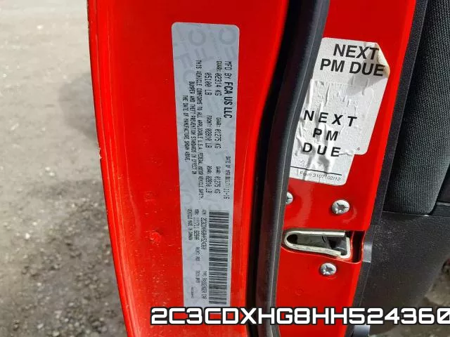 2C3CDXHG8HH524360 фото 2