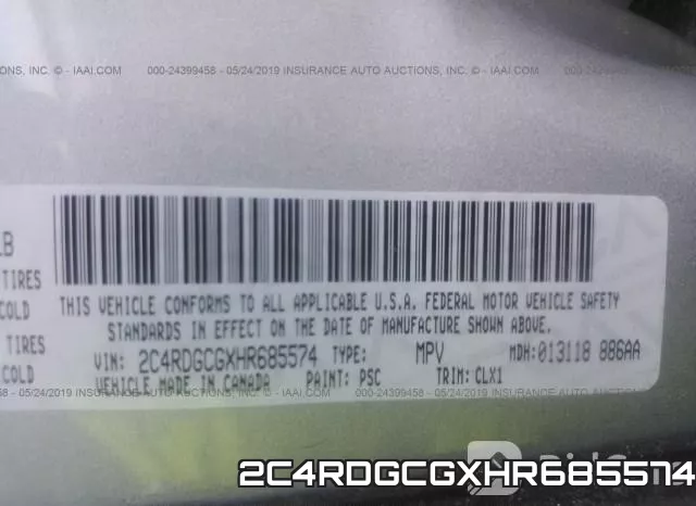 2C4RDGCGXHR685574 фото 10