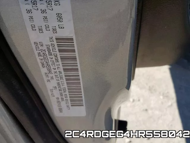 2C4RDGEG4HR558042 фото 2