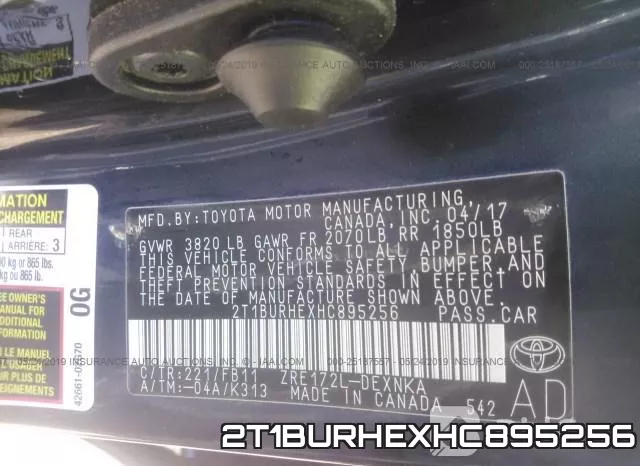 2T1BURHEXHC895256 фото 10