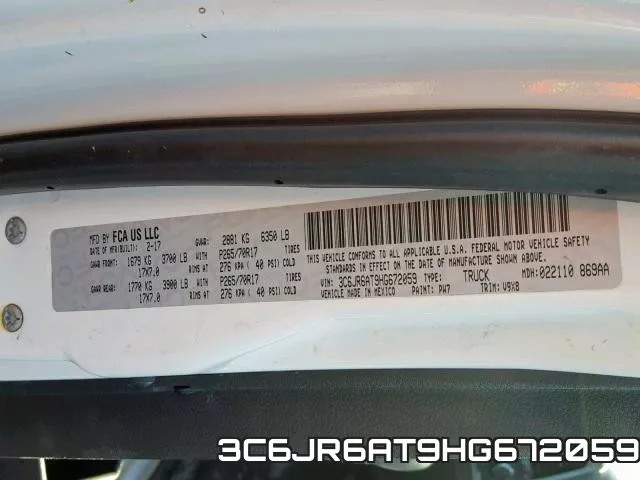 3C6JR6AT9HG672059 фото 2