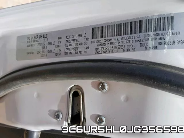 3C6UR5HL0JG356598 фото 2
