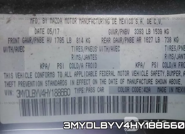 3MYDLBYV4HY188660 фото 10