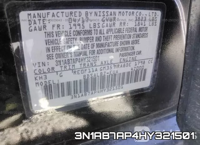 3N1AB7AP4HY321501 фото 10