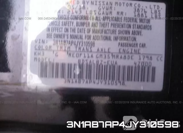 3N1AB7AP4JY310598 фото 10