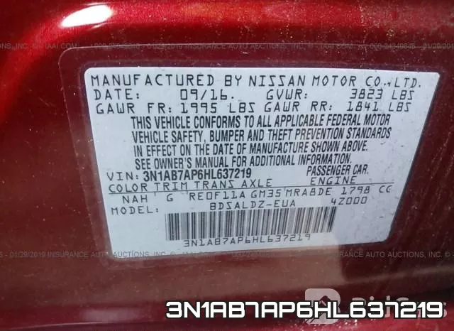 3N1AB7AP6HL637219 фото 10