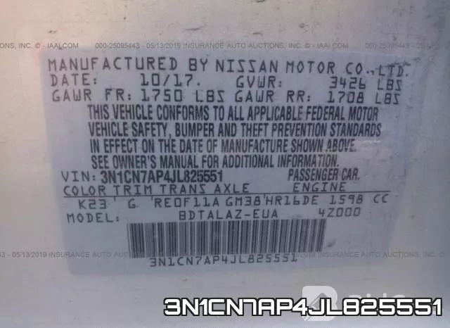 3N1CN7AP4JL825551 фото 10
