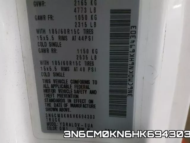 3N6CM0KN6HK694303 фото 2