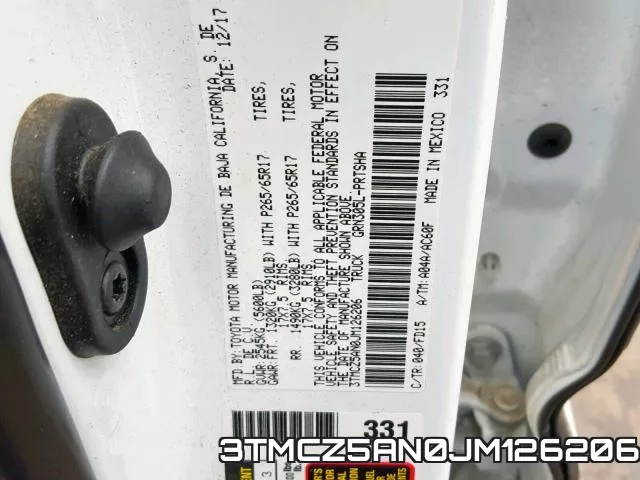 3TMCZ5AN0JM126206 фото 2