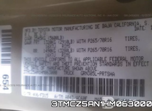 3TMCZ5AN1HM063000 фото 10