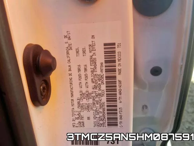 3TMCZ5AN5HM087591 фото 2