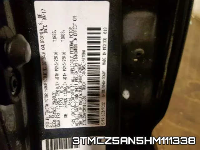 3TMCZ5AN5HM111338 фото 2