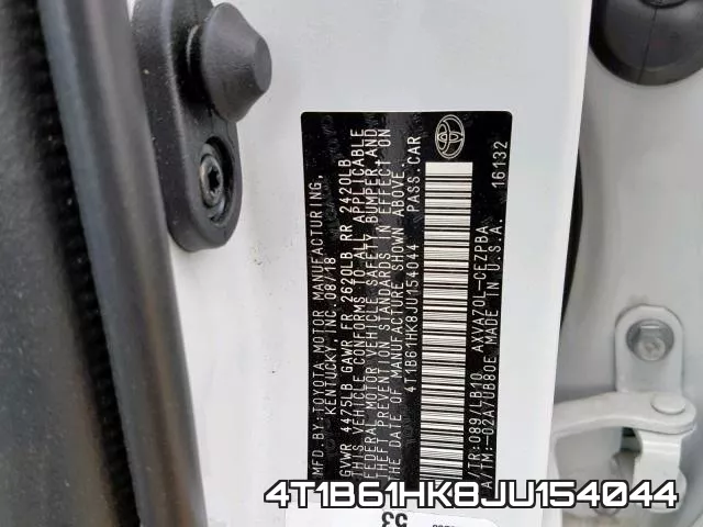 4T1B61HK8JU154044 фото 2