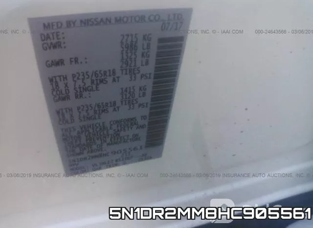 5N1DR2MM8HC905561 фото 10
