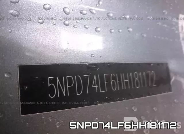 5NPD74LF6HH181172 фото 10